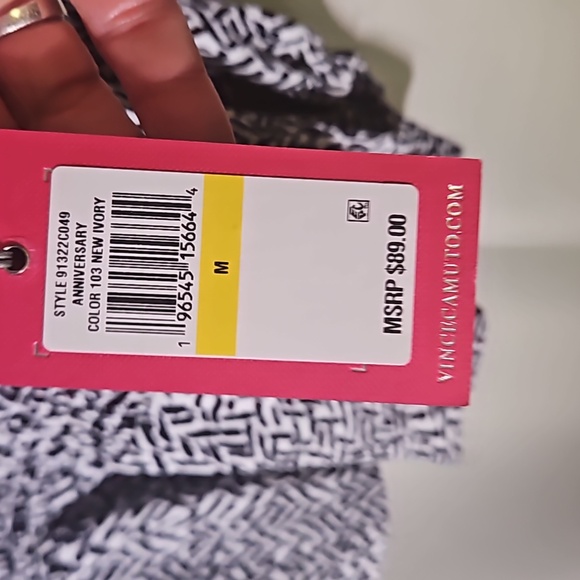 Vince Camuto NWT Cinch-Waist Top Sz M - Picture 3 of 5